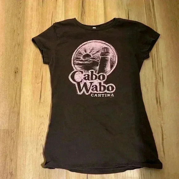 Vintage Cabo Wabo T Shirt purchased at the  actual bar in Mexico. PTP 15” - Picture 1 of 2